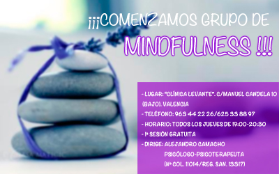 NUEVO GRUPO DE «MINDFULNESS PARA TOD@S» EN VALENCIA